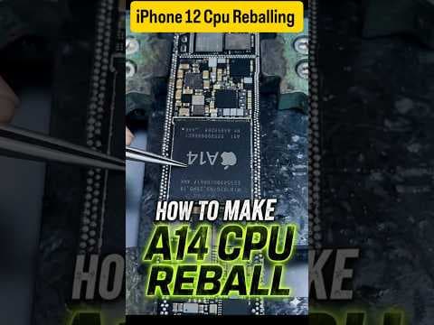 iPhone 12 A14 CPU Reballing ve Anakart Onarımı | Trabzon