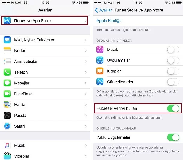 iPhone Mobil Veri Açılmıyor Sorunu Çözümü